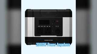 2000W Outdoor Power Bank Charge Anything